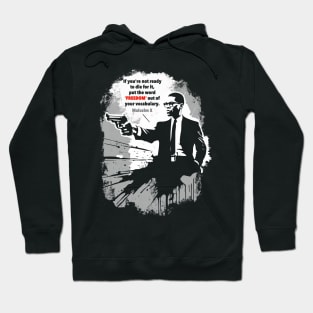 Malcolm X Street art Hoodie